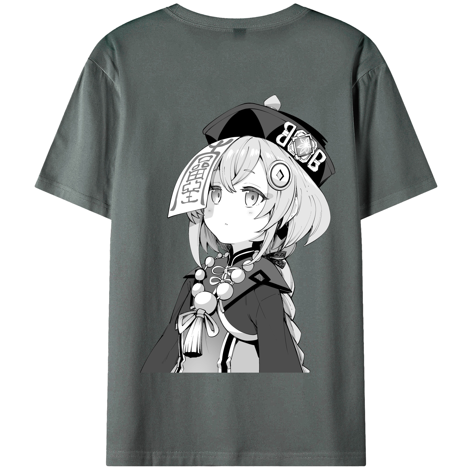 げんし神 七七 なな  genshin Nana 綿100％半袖Tシャツ（背面プリント）